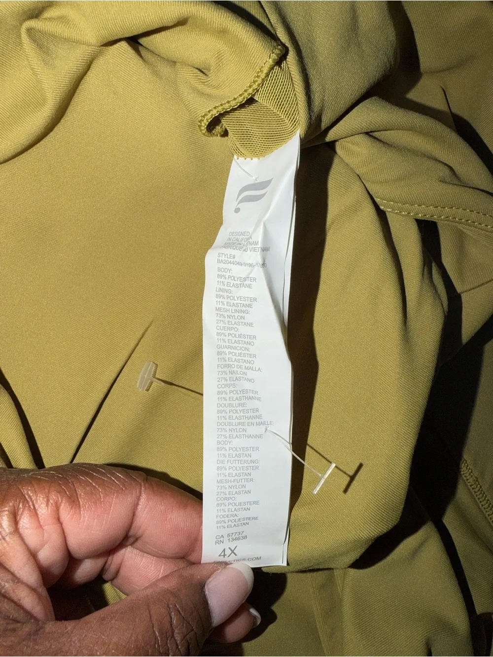 Fabletics Olive Twist-Front Sports Bra
